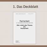Einleitung Projektarbeit Vorlage Fabelhaft Wie Baue Ich Meine Facharbeit Auf Ppt Video Online