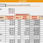 Einnahmen Ausgaben Vorlage Elegant Gewinn Rechnung