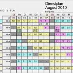 Einsatzplan Mitarbeiter Vorlage Beste ist Dienstplan