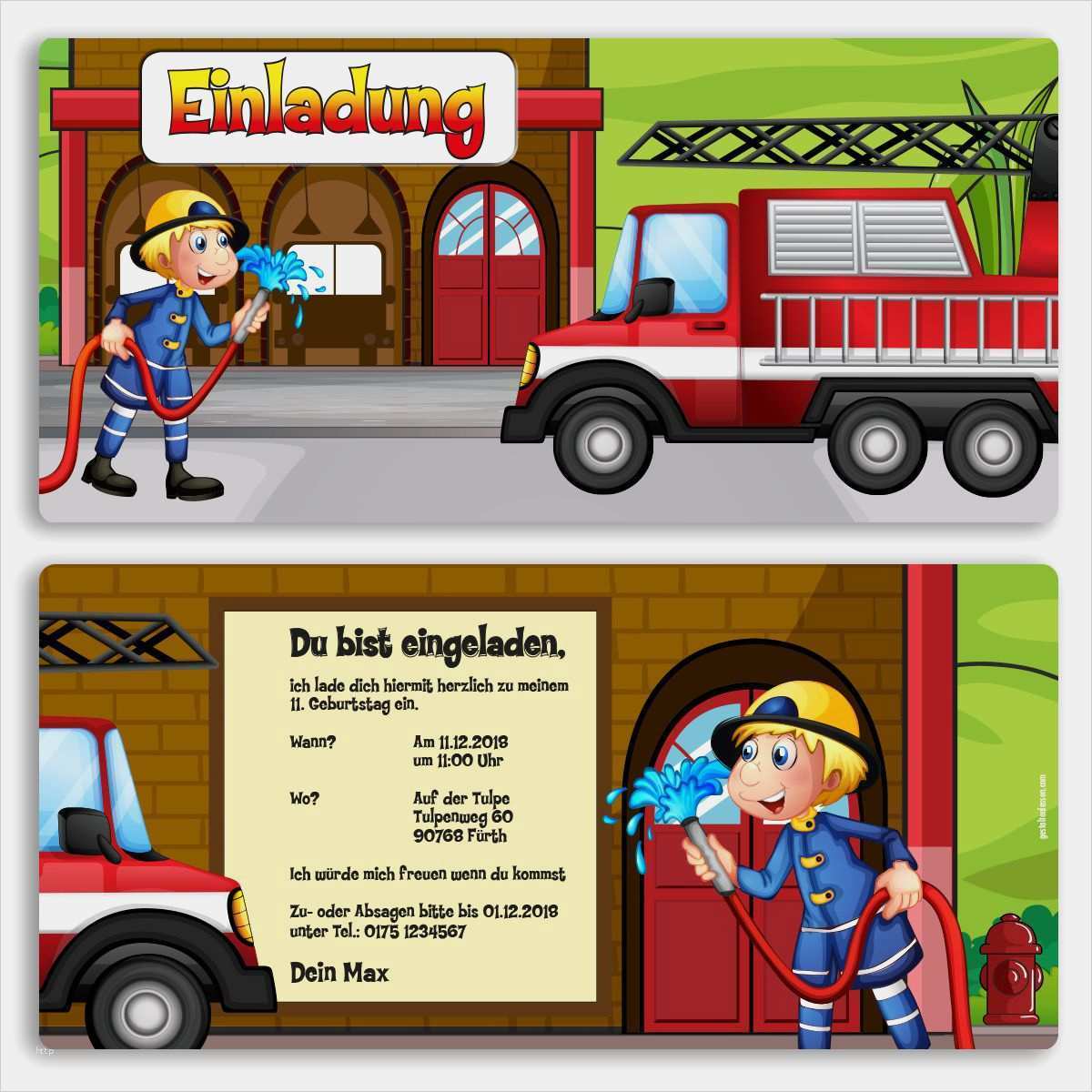 Einsatzprotokoll Feuerwehr Vorlage Süß Einladung Kindergeburtstag Feuerwehr Vorlage ⋆ Geburtstag