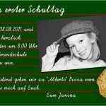 Einschulung Einladungen Vorlagen Gut originelle Einladungskarte Zur Einschulung "schiefertafel"