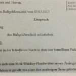 Einspruch Gegen Bußgeldbescheid Vorlage Süß Einspruch Gegen Pinkel Bußgeldbescheid Das ist