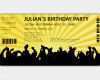 Eintrittskarte Einladung Vorlage Elegant Einladungskarten Als Ticket Geburtstag Vintage