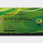 Eintrittskarte Fußball Vorlage Cool Einladungskarten Fussball Eintrittskarte