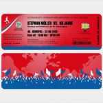 Eintrittskarte Fußball Vorlage Cool Fussball Ticket Einladungskarten Zum Geburtstag Als