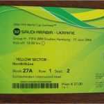 Eintrittskarte Fußball Vorlage Einzigartig Fußball Weltmeisterschaft 2006 Eintrittskarten –