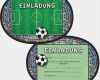 Eintrittskarte Fußball Vorlage Neu Einladungskarten FuŸball Selber Basteln