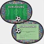 Eintrittskarte Fußball Vorlage Neu Einladungskarten FuŸball Selber Basteln