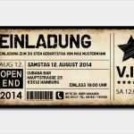 Eintrittskarte Vorlage Word Einzigartig Einladung Als Eintrittskarte Gestalten Bewundernswert