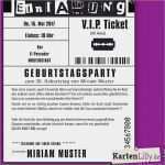 Eintrittskarte Vorlage Word Hübsch Elegant 30er Geburtstag Einladung Oder Frisch