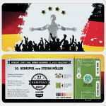 Eintrittskarten Drucken Vorlage Kostenlos Genial Einladungskarten Zum Geburtstag Als Fussball Ticket Mit