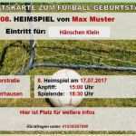 Eintrittskarten Drucken Vorlage Kostenlos Großartig Fußball Party Zum Kindergeburtstag – Fußballticket Als