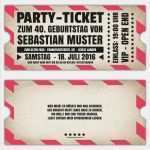 Eintrittskarten Selber Machen Vorlage Hübsch Vip Einladungskarten Party originelle Einladung Ticket