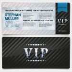 Eintrittskarten Vorlagen Zum Ausdrucken Schönste Vip Blau Einladungskarten Zum Geburtstag Online Bestellen