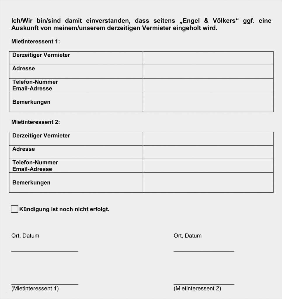 Einverständniserklärung Interview Vorlage Erstaunlich Unser Service Für Mieter Engel &amp; Völkers