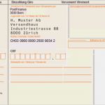 Einzahlungsschein Schweiz Vorlage Einzigartig Vorgedruckte Oder Selbstgedruckte Einzahlungsscheine Run