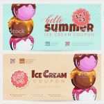 Eis Gutschein Vorlage Bewundernswert Eisrabatt Gutschein Vorlage Stock Vektor Art Und Mehr