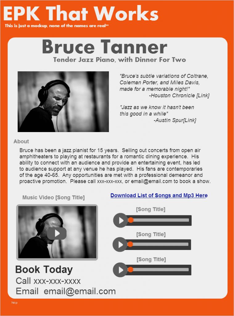 Electronic Press Kit Vorlage Erstaunlich Electronic Press Kit Example