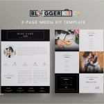 Electronic Press Kit Vorlage Erstaunlich Two Page Media Kit Template