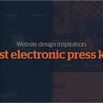 Electronic Press Kit Vorlage Neu Website Design Inspiration Best Electronic Press Kits Epks