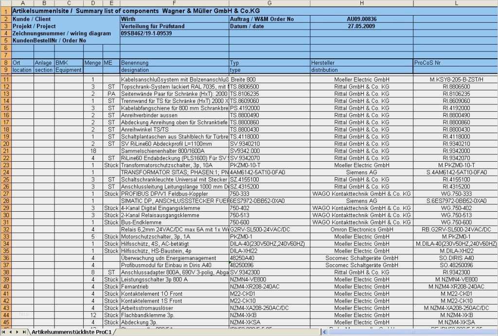 Elektro Prüfprotokoll Vorlage Bewundernswert Stückliste Nach Excel Exportieren Elektrotechnik Eplan