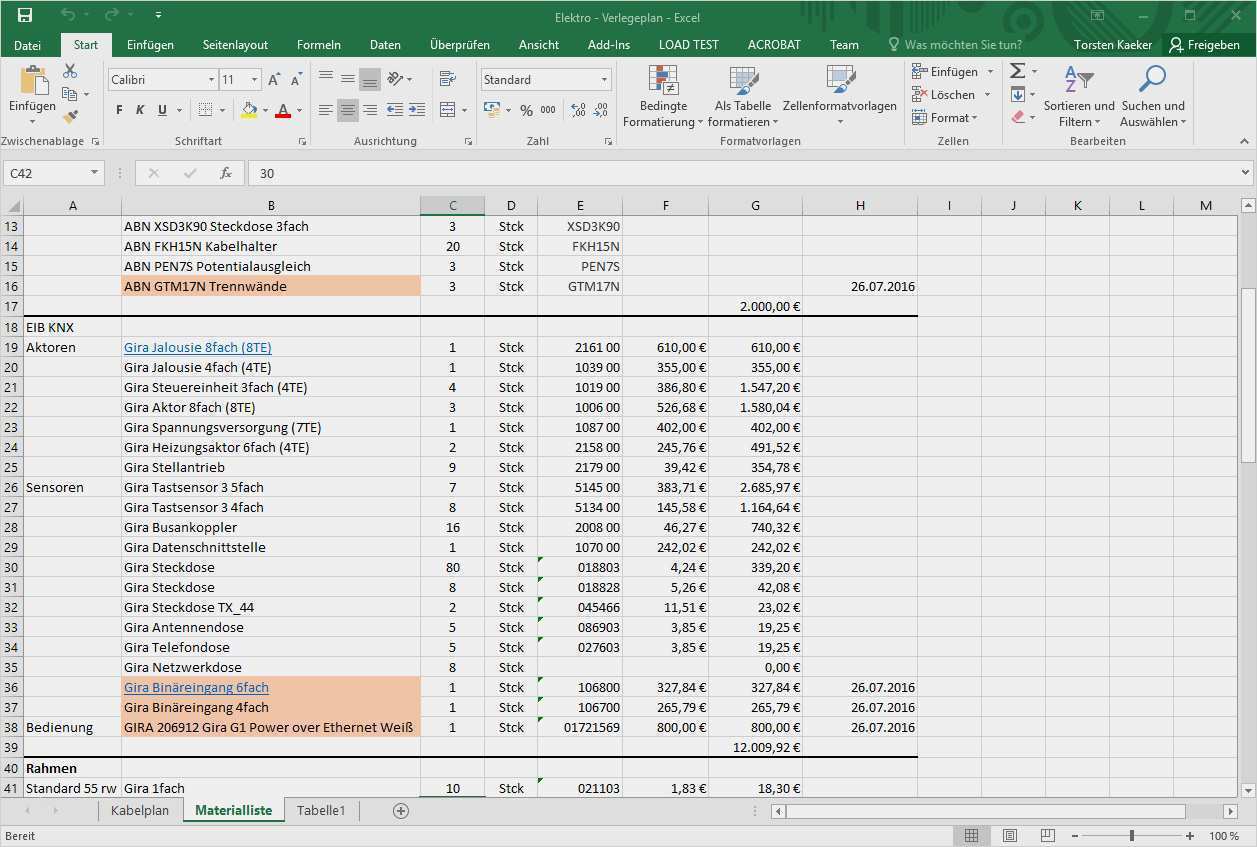 Elektro Prüfprotokoll Vorlage Gut Materialliste Elektro Und Verlegeplan
