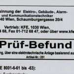 Elektro Prüfprotokoll Vorlage Süß Elektrobefund Wien Günstig Und Fachgerecht Erstellt Nach