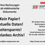 Elektronischer Rechnungsversand Vorlage Süß Die Elektronische Rechnung Ws Wippermann
