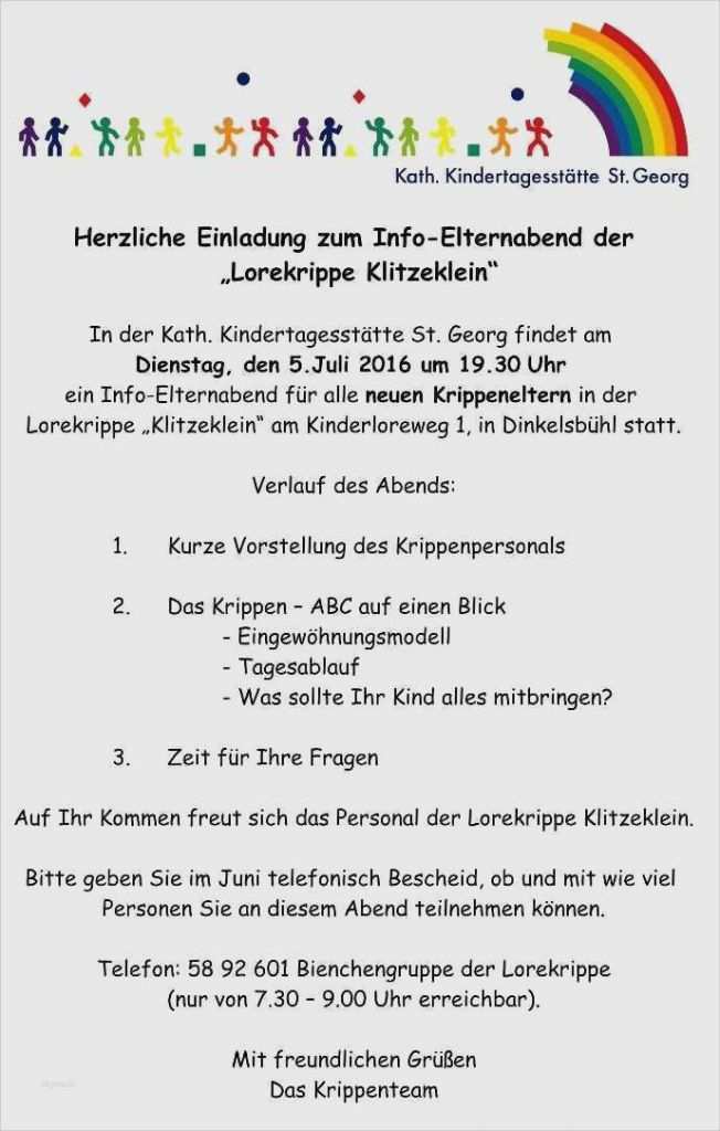 Elternbrief Vorlage Elternabend Wunderbar Elternbrief Vorlage Beste 05 07 2016 Info Elternabend