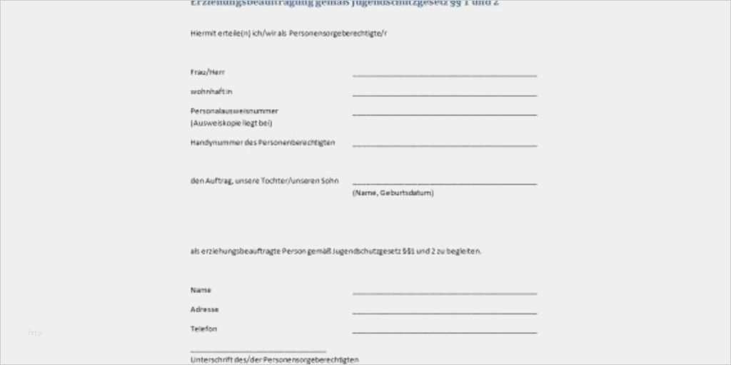 Elternbrief Vorlage Klassenfahrt Angenehm Groß formular Für Die Einverständniserklärung Der Eltern