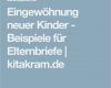 Elternbrief Vorlage Projekt Kita Süß Eingewöhnung Neuer Kinder Beispiele Für Elternbriefe