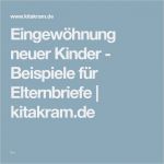 Elternbrief Vorlage Projekt Kita Süß Eingewöhnung Neuer Kinder Beispiele Für Elternbriefe