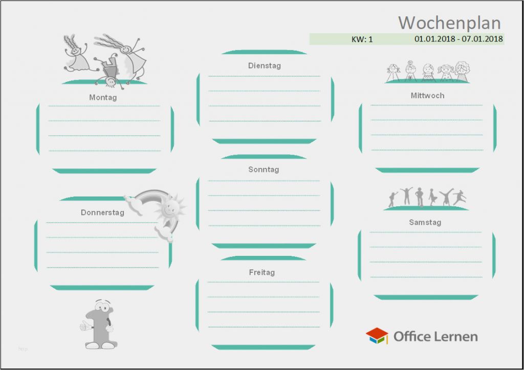 Email Liste Vorlage Wunderbar Wochenplan Fice Lernen