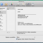 Email Signatur Vorlage Bewundernswert Mac Os X Mail E Mail Signatur Erstellen formatieren Und