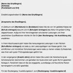 Empfehlungsschreiben Stipendium Vorlage Best Of Muster Kostenlos Empfehlungsschreiben Vom Lehrer