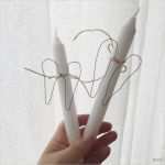 Engel Aus Draht Biegen Vorlage Genial Engelsflügelkerzen Blick7