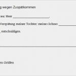 Entschuldigung Für Die Schule Vorlage Einzigartig Entschuldigung Wegen Verspätung • Abc Wichte