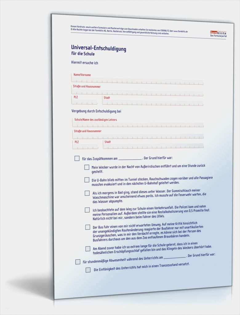 Entschuldigung Für Die Unannehmlichkeiten Vorlage Neu Universal Entschuldigung Für Schule Muster Vorlage