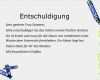 Entschuldigung Schule Schreiben Vorlage Gut Briefe