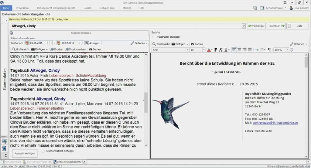Entwicklungsbericht Jugendhilfe Vorlage Angenehm Entwicklungsbericht Daarwin Beratungsgesellschaft Mbh