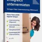 Erlaubnis Zur Untervermietung Vorlage Neu Erfolgreich Untervermieten Vorlagen Paket