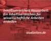 Erlaubnisschein Für Feuergefährliche Arbeiten Vorlage Inspiration Inhaltsverzeichnis Hausarbeit so Erstellst Du Es Schnell