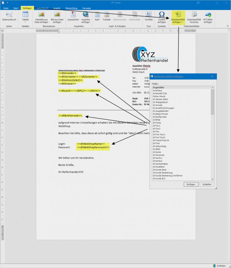 Eröffnungsbilanz Erstellen Vorlage Wunderbar Serienbrief Vorlage Erstellen Und Bearbeiten
