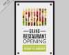 Eröffnungsflyer Vorlagen Gut Kreative Eröffnung Restaurant Broschüre