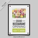 Eröffnungsflyer Vorlagen Gut Kreative Eröffnung Restaurant Broschüre