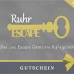 Escape Room Gutschein Vorlage Angenehm 20 Euro Gutschein Teambuilding In Essen & Oberhausen