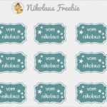 Etikett Bierflasche Vorlage Elegant Nikolaus Freebie