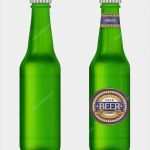 Etikett Bierflasche Vorlage Genial Grüne Bierflaschen Mit Etikett Vorlage — Stockvektor