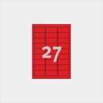 Etiketten 63 5x29 6 Vorlage Einzigartig Etiket Avery L6003 25 63 5x29 6 Neon Rood 675stuks Bestel