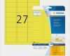 Etiketten 63 5x29 6 Vorlage Elegant Herma Neon Etiketten A4 Special Neongelb 63 5x29 6mm 540et